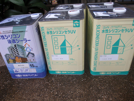 塗料検品写真