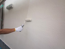 仕上塗り（2回目）