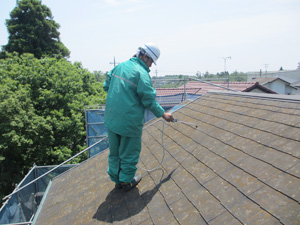 バイオ洗浄剤散布