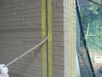 既存シールを撤去