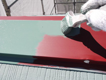 サビ止め後、フッ素仕上げ