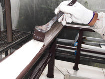 手すり笠木（特殊塗装）