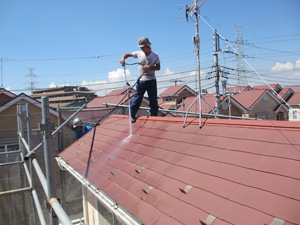 高圧洗浄（屋根）