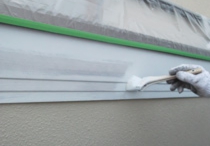 装飾幕板の塗装