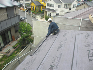 屋根本体取付け