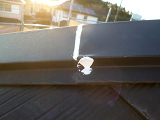 板金部シール打ち