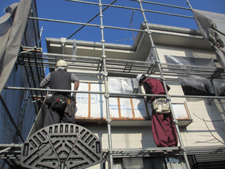 サイディングボード撤去