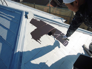 上塗り（1回目）