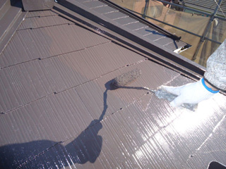 上塗り（2回目）