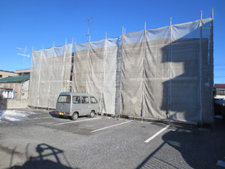 足場組立完了 B棟