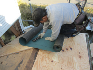 ルーフィング張り