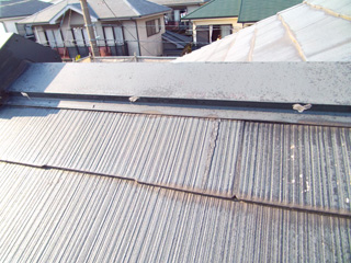 屋根釘打ち直し・釘頭シール処理