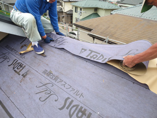 ルーフィング張り