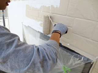 外壁上塗り(2回)