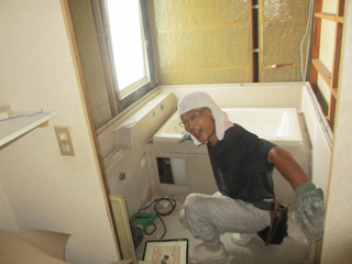 浴室解体工事
