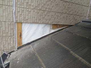 腐食サイディング撤去