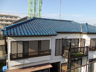 屋根瓦の様子
