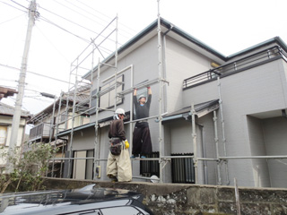足場組立作業