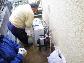 給湯器交換工事