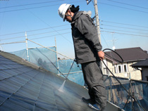 屋根洗浄