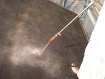 屋根トルネード洗浄