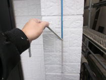 既存シール撤去