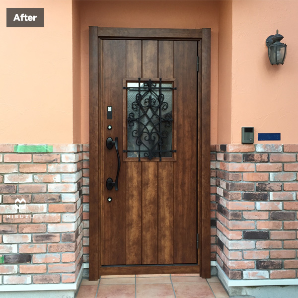 片開きドア　LIXILリシェントD41型　完成