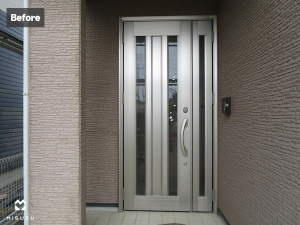 片開きドア　YKKap ドアリモM09　施工前