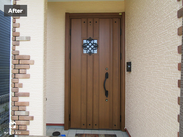 片開きドア　YKKap ドアリモM09　完成