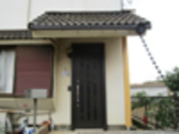 玄関庇補修・ポーチ柱交換工事