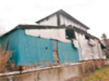 自動車修理工場の外壁工事