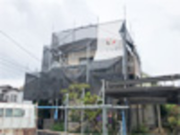 屋根塗装前に棟包み交換