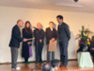 浜野町会様から感謝状をいただきました