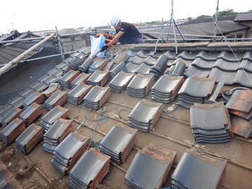 コロニアルの強化張り工法