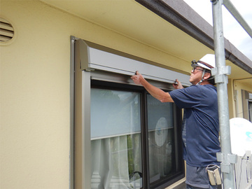 千葉市でシャッター取付
