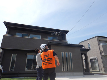 ドローン屋根点検