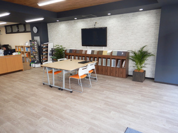 店舗の内装工事が終わりました