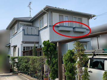 腐食した花台を撤去しました