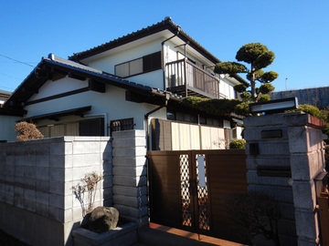 日本家屋の外壁塗装工事