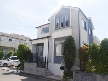 リシン壁を艶消しで仕上げました