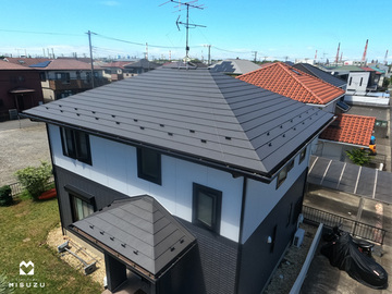 スーパーガルテクト｜差し棟仕上げ