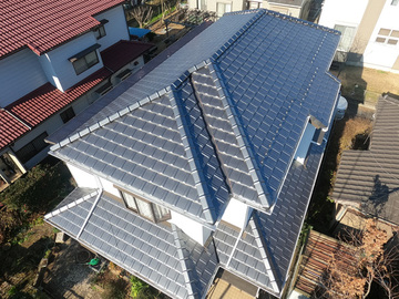 古くなったモニエル瓦から自然災害に強い防災平板瓦へ