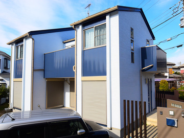 多彩模様×高光沢 外壁塗装リッチ仕上げ