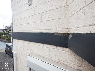 浜野町　化粧幕板の修理