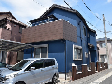 浜野町　サイディング工事でスパン×木目