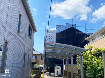 市原市千種 W様邸　多彩アート塗装着工