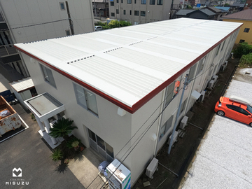 市原市姉崎 S社様　折半屋根葺き替え・外壁塗装工事完了