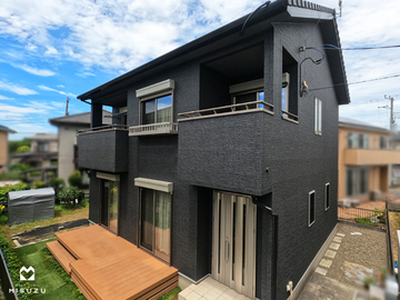 市原市千種 W様邸　グラデーション塗装完了