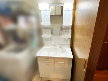 リクシル洗面化粧台 PV　市原市 K様邸