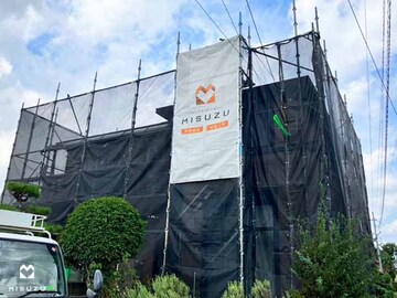 金属サイディングカバー工事 着工